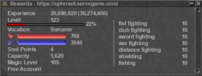 Signature for player Rewards